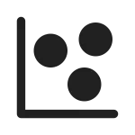 Data Scatter SVG Icon